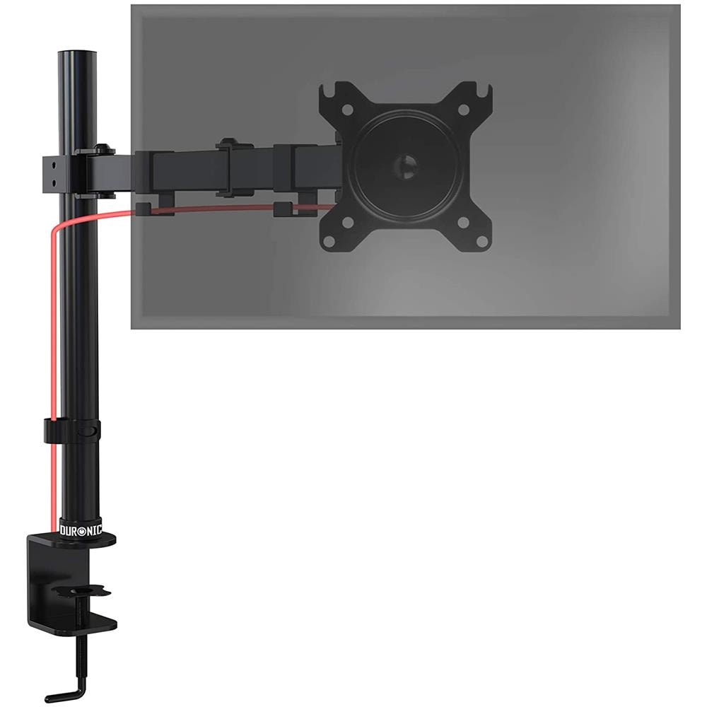 Supporto per Monitor DM151X3 da 13" a 32" Regolabile in Altezza Acciaio Inossidabile Colore Nero - Foto 1