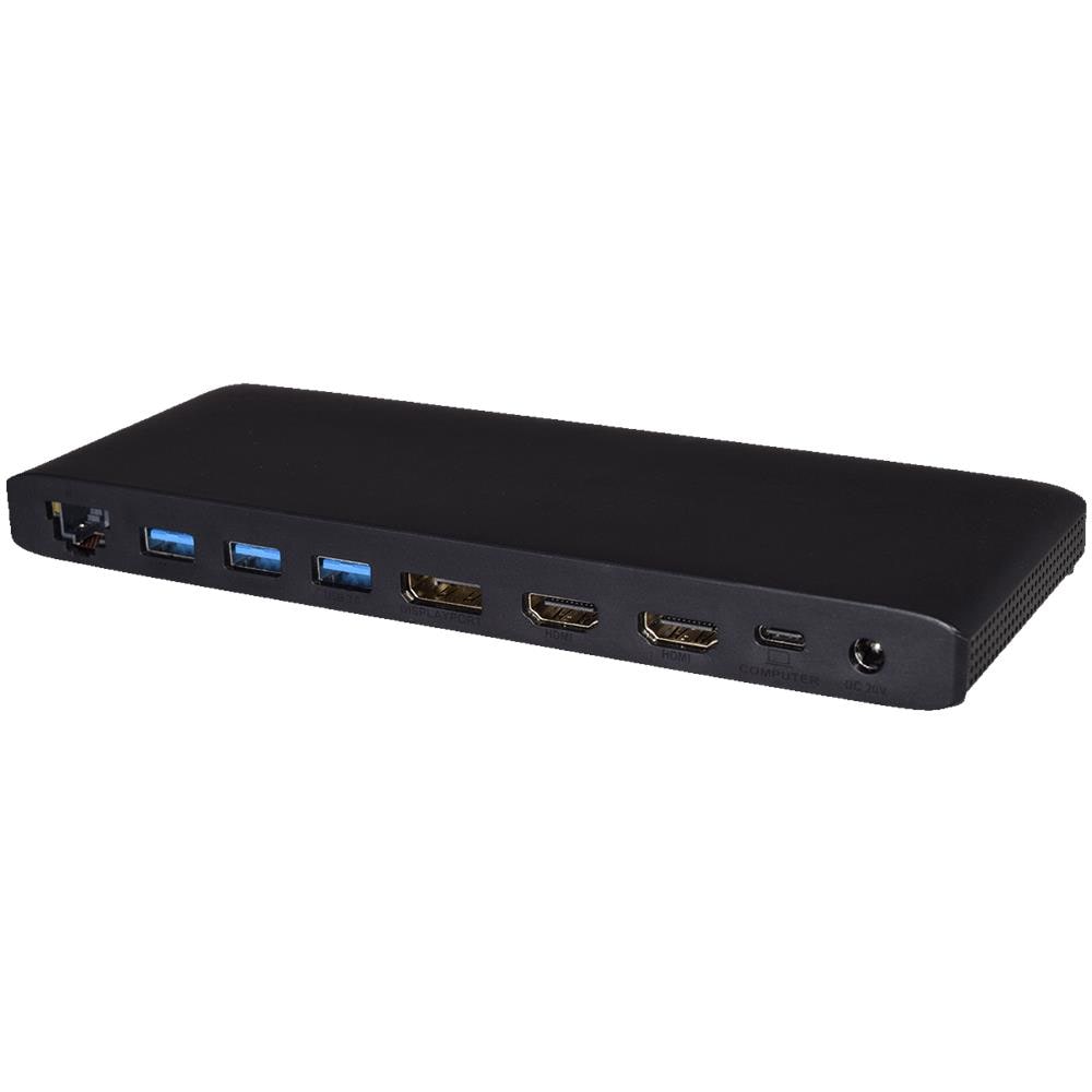 Replicatore di Porte e Docking Station per Notebook DOCKUCPT3D USB 3.2 Gen 2 Type-C Colore Nero - Foto 2