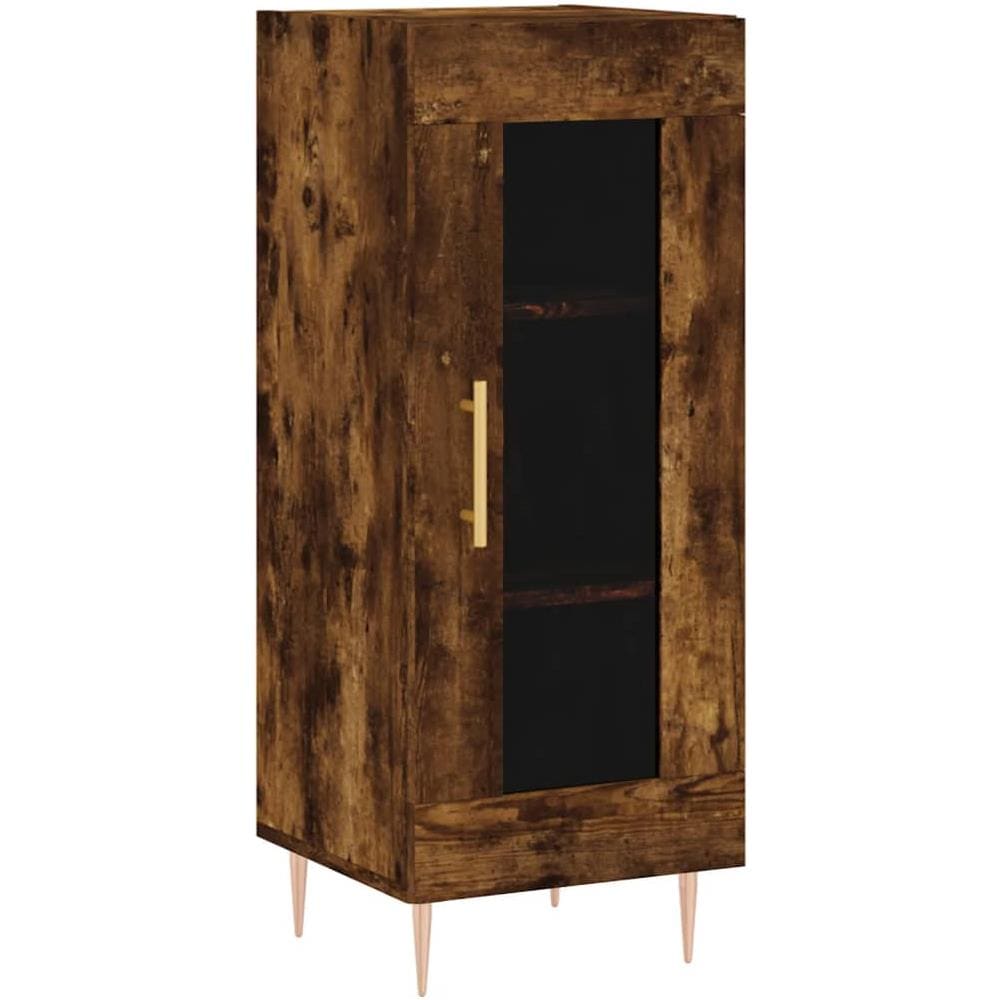 Credenza Rovere Fumo 34,5x34x90 Cm In Legno Multistrato - Foto 2