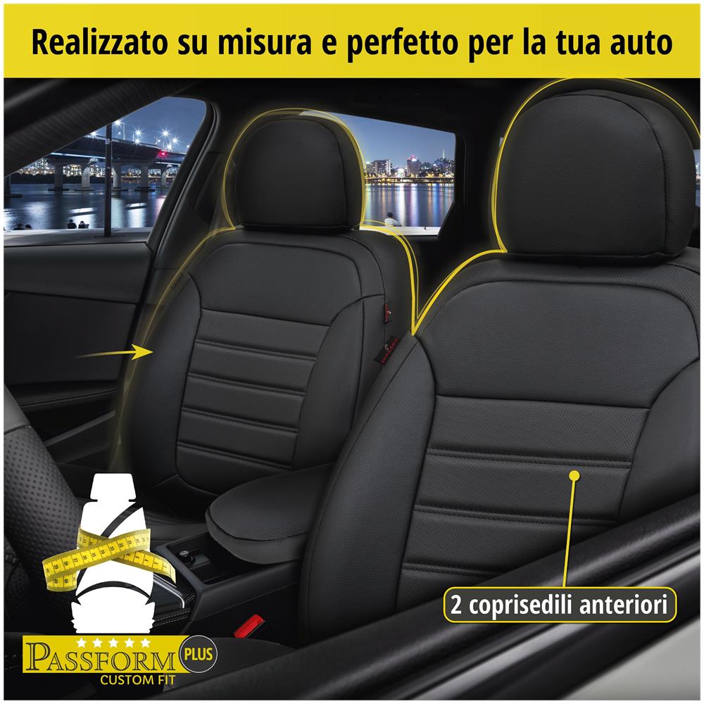 Coprisedili Robusto Per Audi A3 (8v1, 8vk) 04/2012-oggi, 2 Coprisedili Per Sedili Sportivi - Foto 2