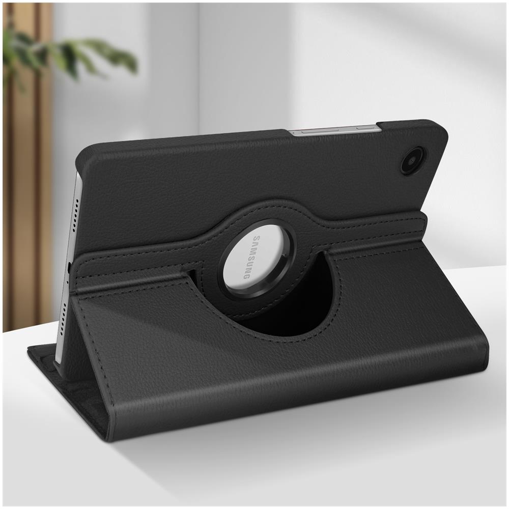 Custodia Folio Per Samsung Galaxy Tab A9 E Tab A11 Supporto Rotante, Nero - Foto 2
