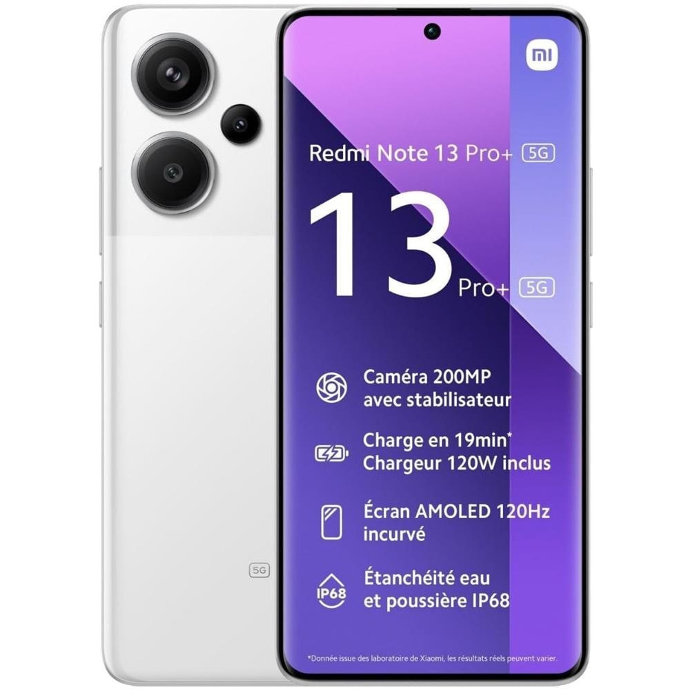 Redmi Note 13 Pro+ 5G 521GB 12GB Ram 6.67" Doppia SIM 5G USB tipo-C 5000 mAh White - Foto 1