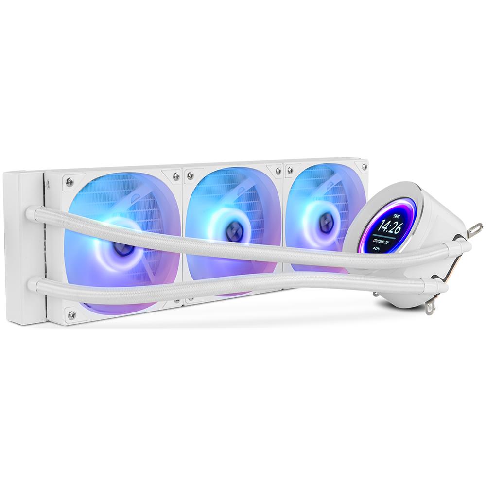 Dissipatore CPU X-360 LCD per Socket Intel LGA1851/1150/1151/1155/1156 / 1200 / 1366 / 1700 / 775 e Socket AMD AM4/AM5 - Foto 2