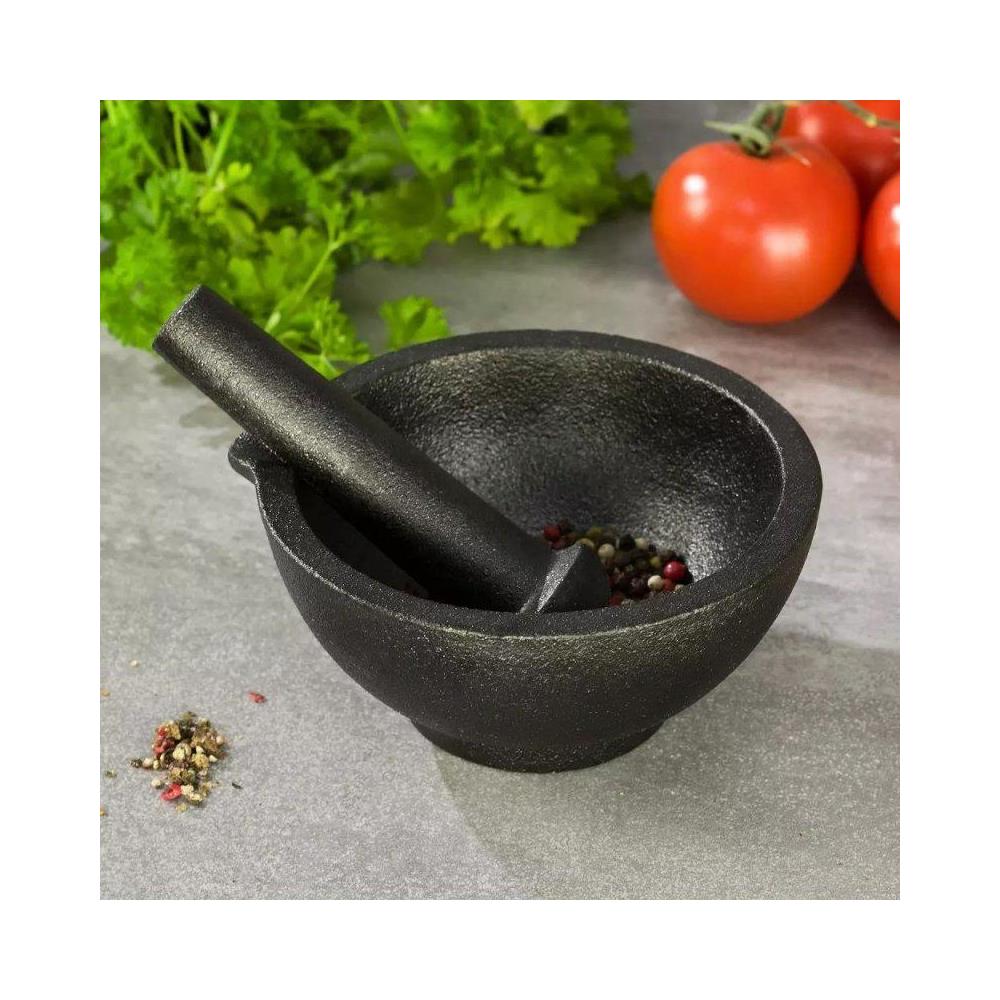 Set di mortaio e pestello in ghisa Kinghoff KH-1197 - Foto 2