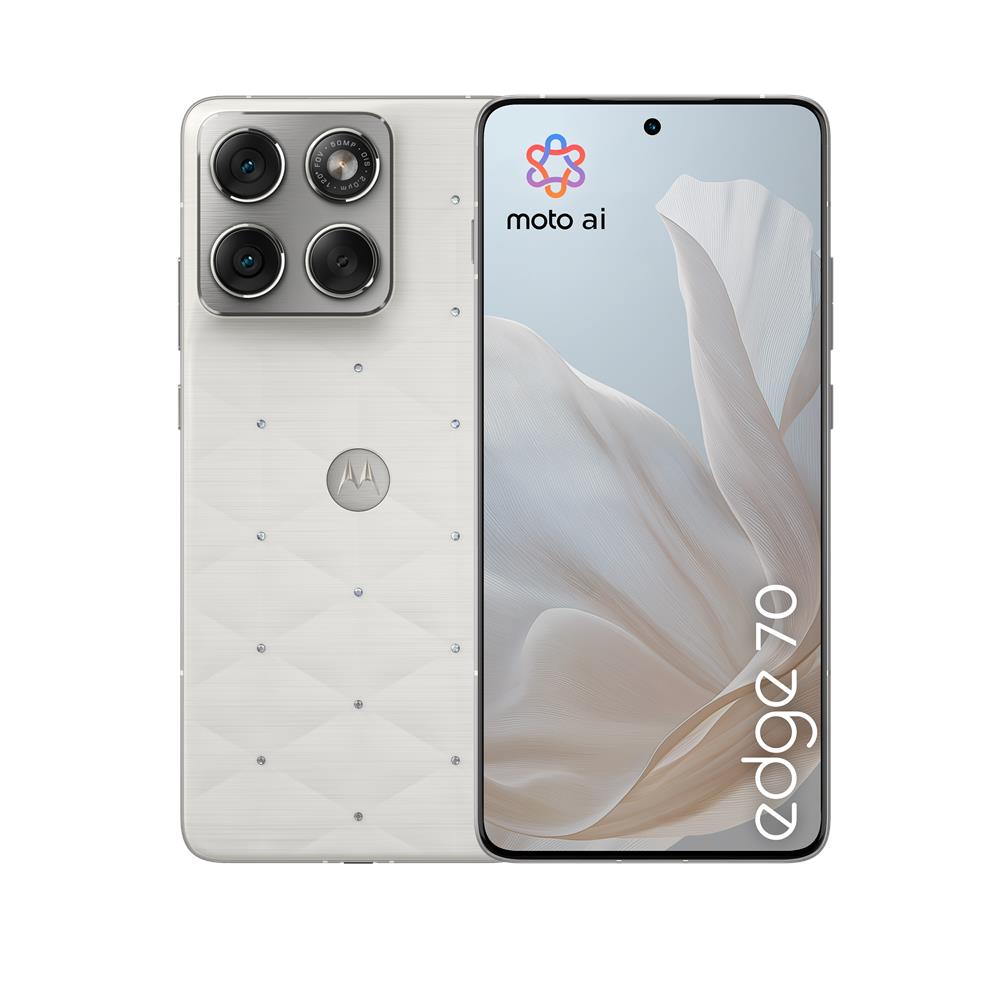 Moto Edge 70 5G 512GB 12GB Ram Display 6,67" pOLED Super HD Main Camera 50MP f / 2,0 Doppia SIM (1 nano SIM + eSIM) USB Type-C Android16 Snapdragon 7 Gen4 4800mAh Pantone Cloud Dancer - Foto 1