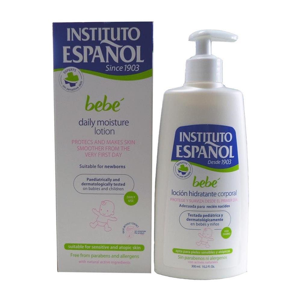 Instituto Espaã±ol Crema Idratante Per Il Corpo Del Bambino Neonato Pelle Sensibile Senza Allergeni 300ml - Foto 2