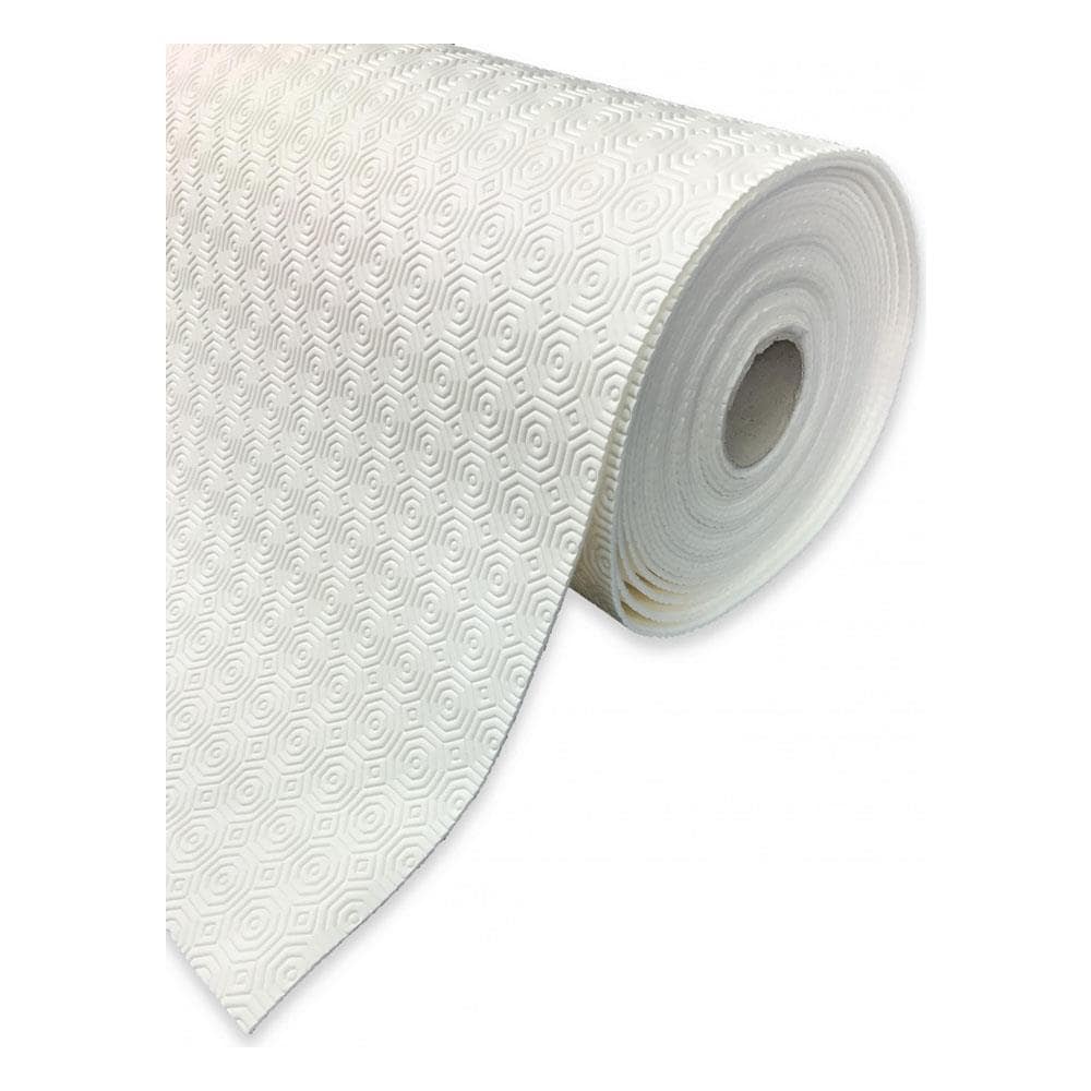 Mollettone Copritavolo Gommato Antiscivolo Protezione Tavolo Colore Bianco 140x160 Bianco - Foto 1