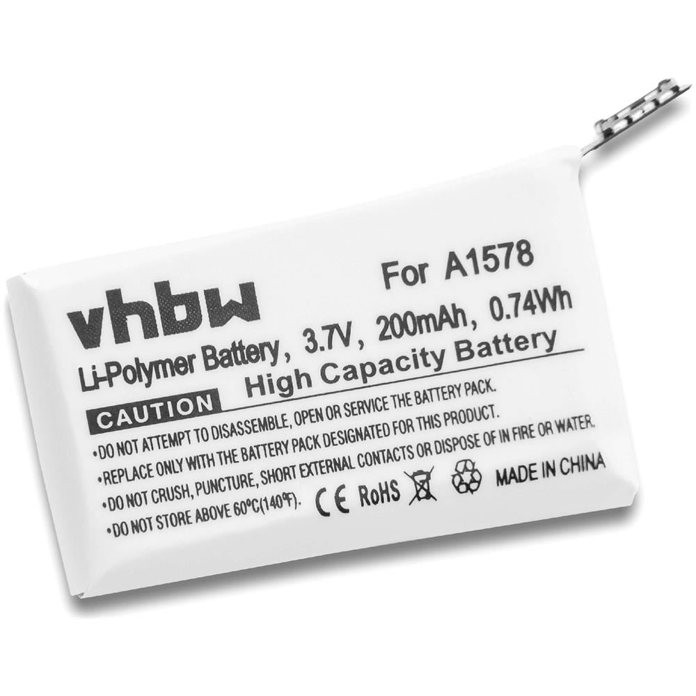 Li-polymer Batteria 200mah (3.8v) Per Smartwatch Apple Watch Mj2x2ll / a, Mj2y2ll / a, Mj302ll / a, Mj312ll / a, Mj322ll / a, Mj332ll / a Come A1578. - Foto 2