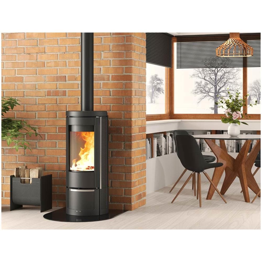 Stufa a Legna Marlena Potenza Termica Nominale 7,5 kW 215 m3 Riscaldabili Colore Nero - Foto 2
