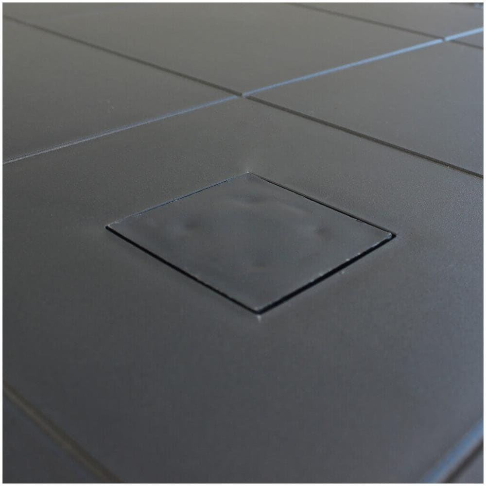 Caligola - Tavolo Da Giardino In Wicker Quadrato - Foto 2