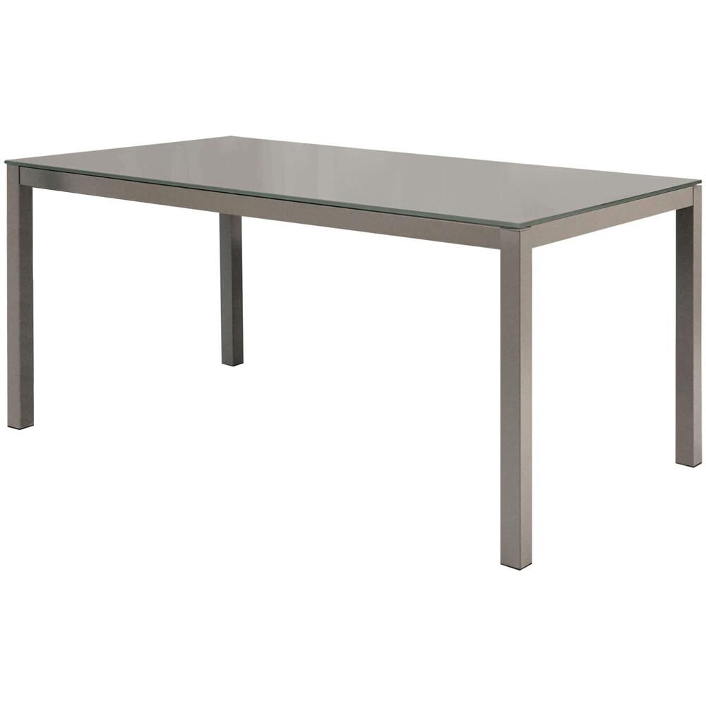 Bennett - Tavolo Da Pranzo Moderno Allungabile In Acciaio E Vetro - Foto 1