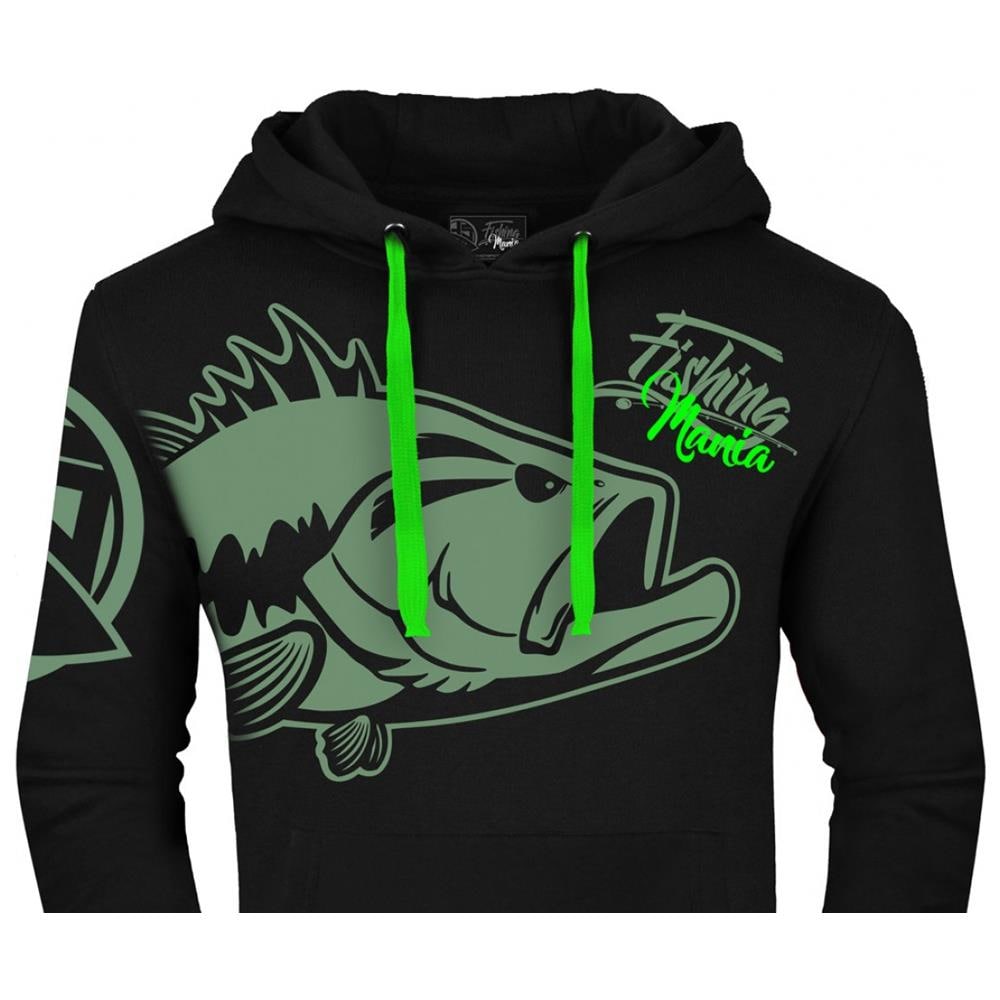 Hoodie Fishing Mania Bass Size Xl - Foto 10