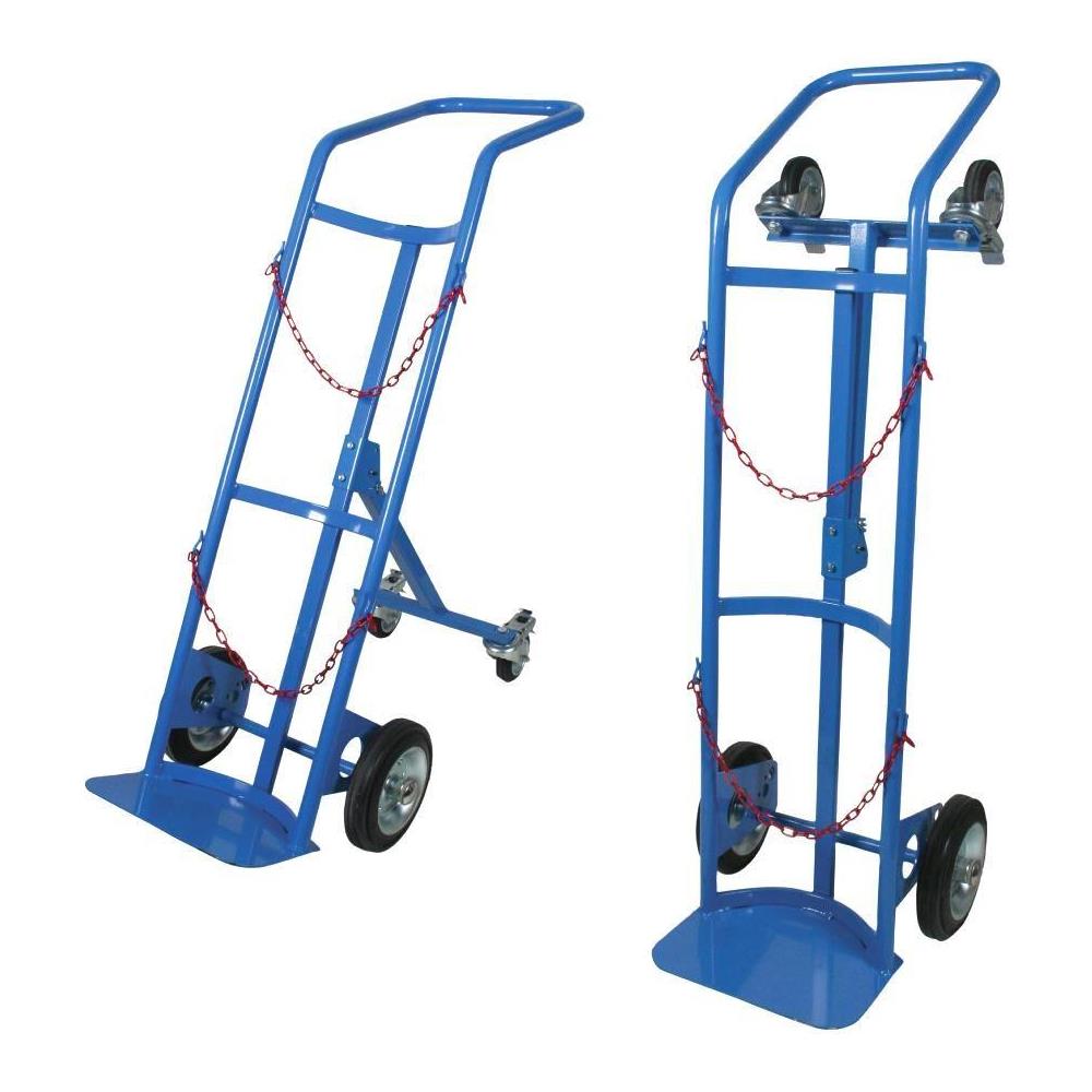 Portabombole Monoposto Lt. 40/50 Trasformabile Ruote Con Freno - Foto 1