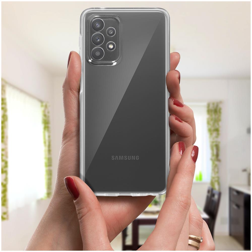 Cover Samsung Galaxy A32 5g Posteriore Rigido E Anteriore Morbido Trasparente - Foto 5