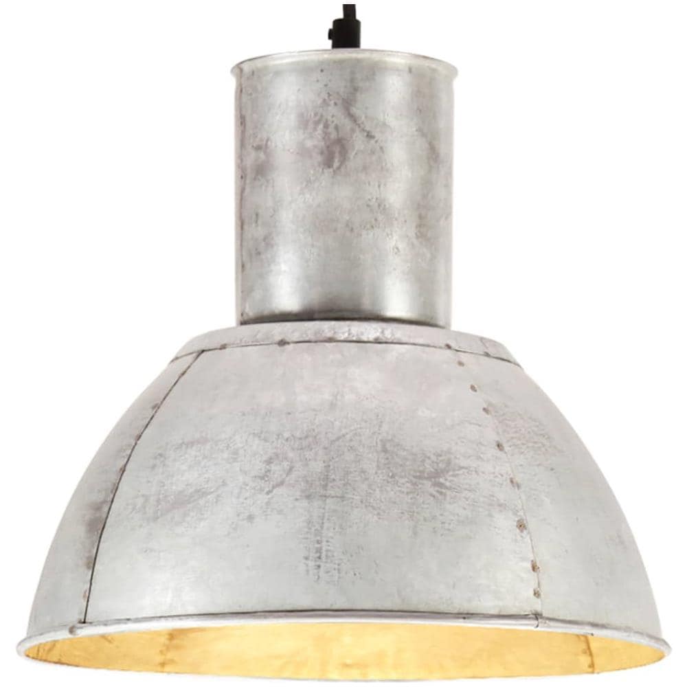 Lampada A Sospensione 25 W Argento Rotonda 28,5 Cm E27 - Foto 1