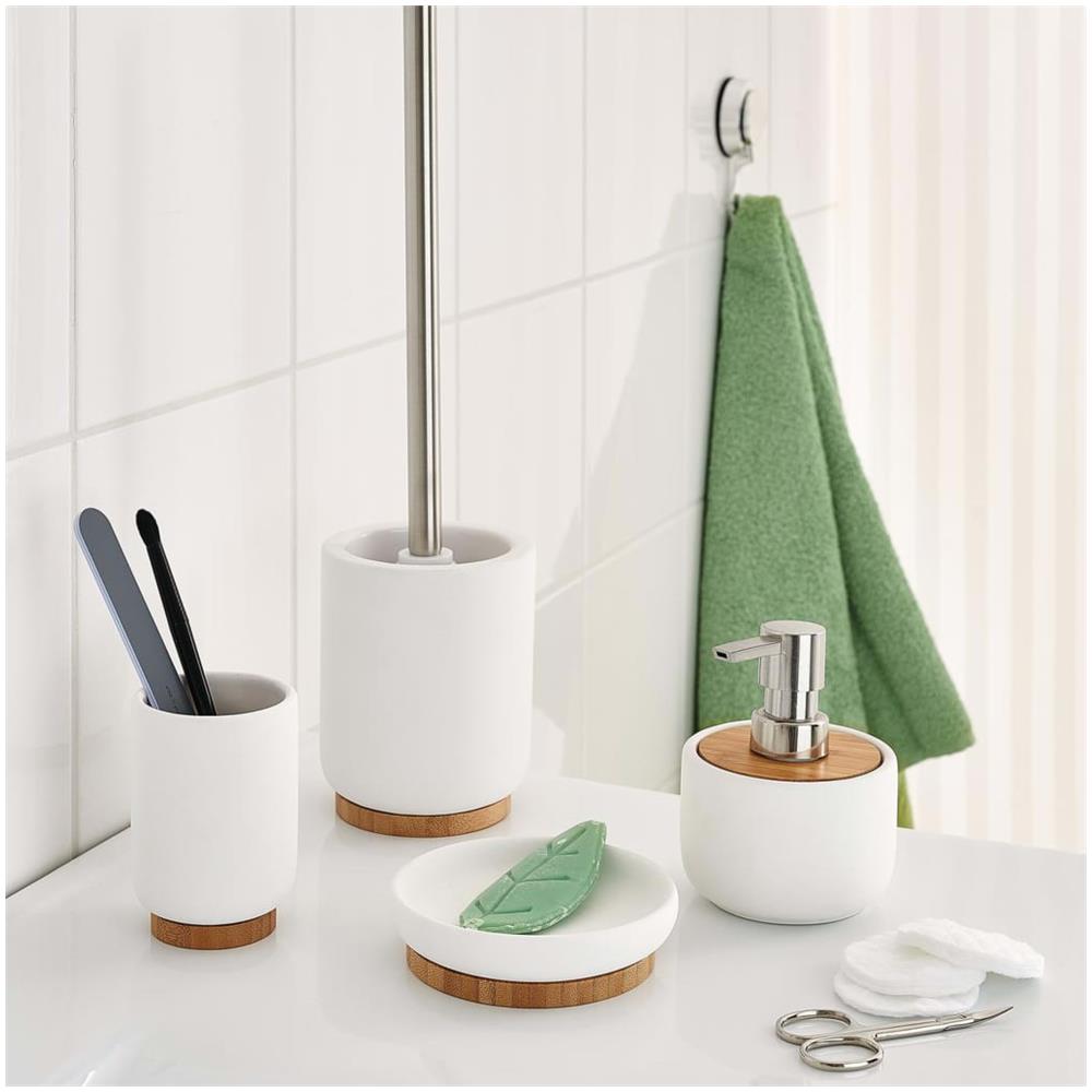Scopino per WC Fancy in Ceramica Bianca - Foto 2