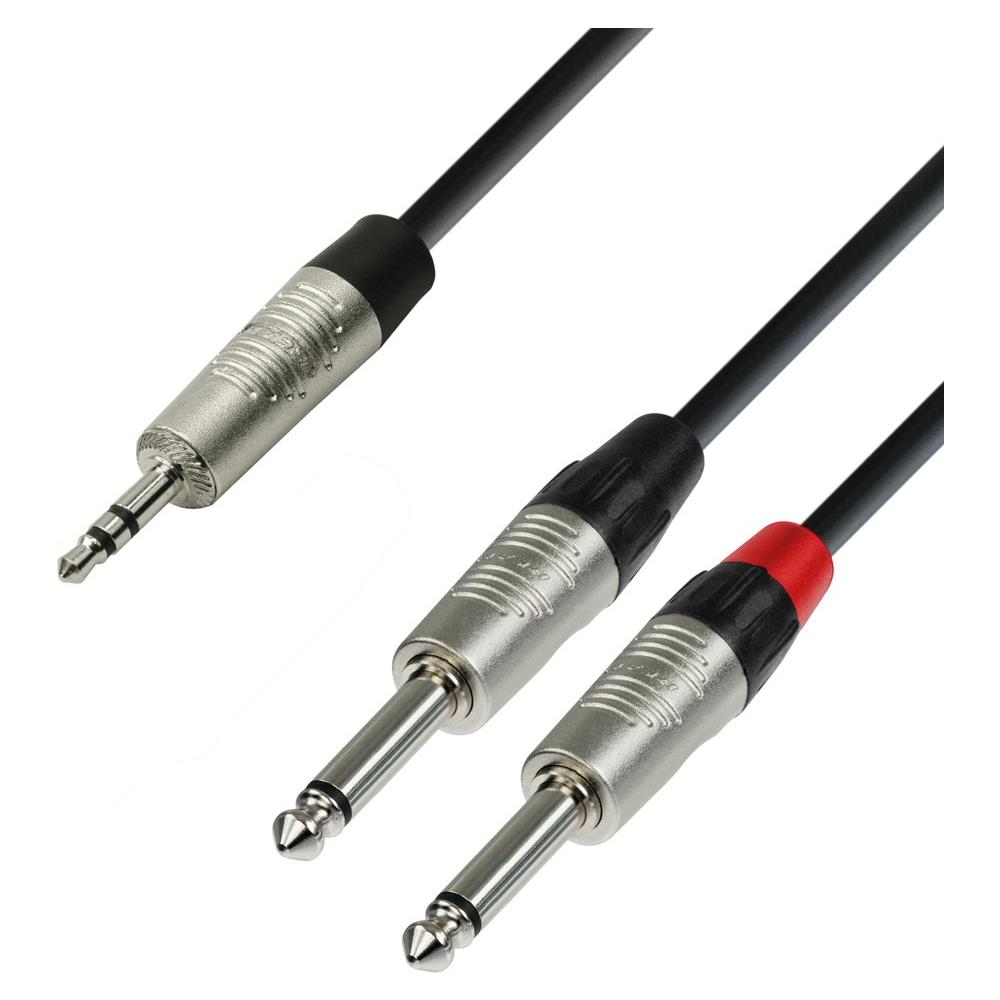 K4YWPP0300 cavo audio 3 m 3.5mm 2 x 6.35mm Nero - Foto 1