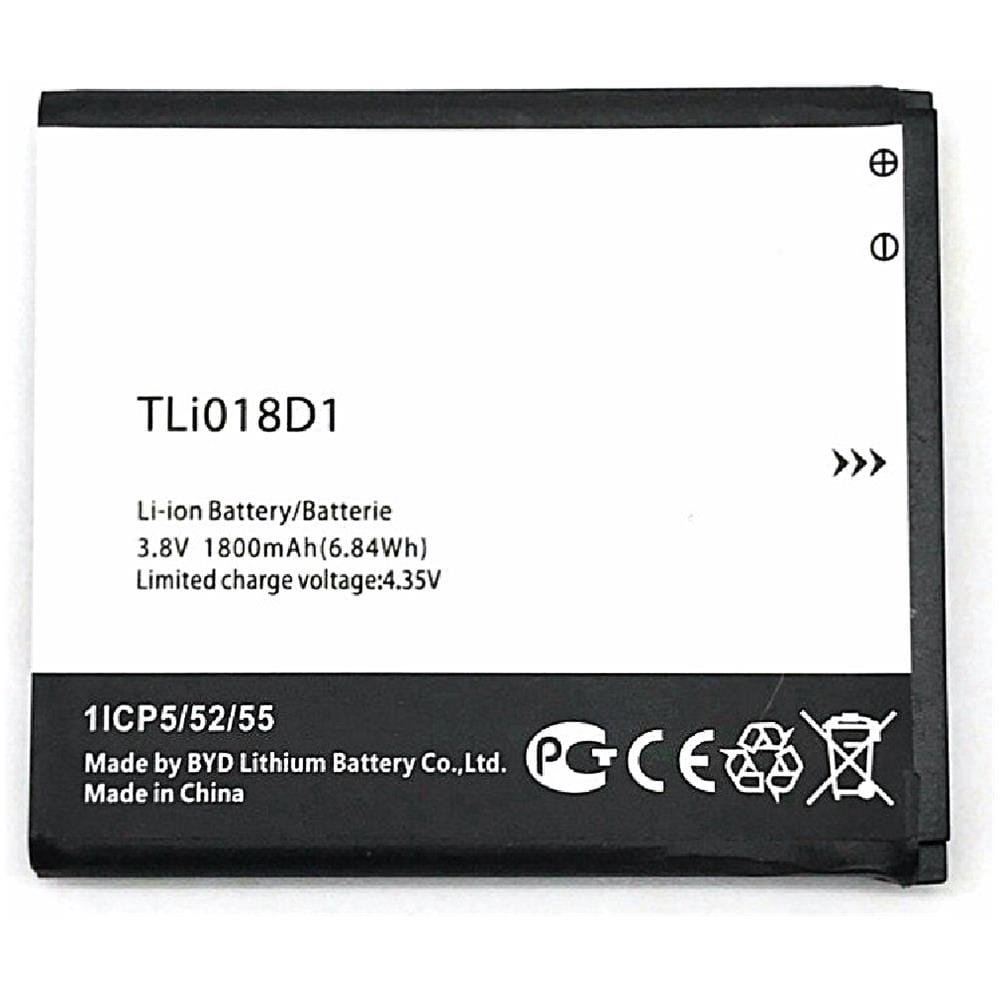 Batteria Di Ricambio Pila Tli018d1 One Touch Pop D5 5038d 1800 Mah - Foto 1