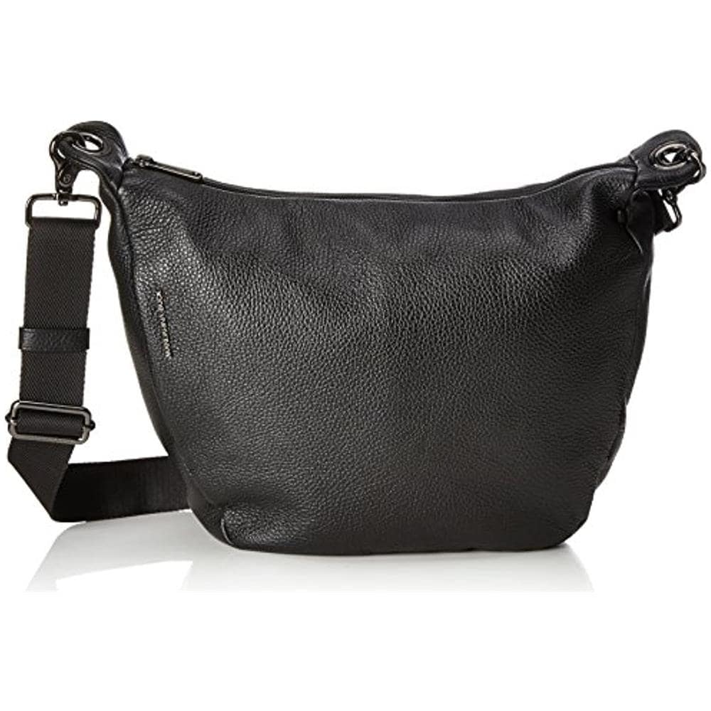 Mellow Leather Tracolla Borsa Donna Nero 11x28x30 Centimeters (b X H X T)  - Foto 1