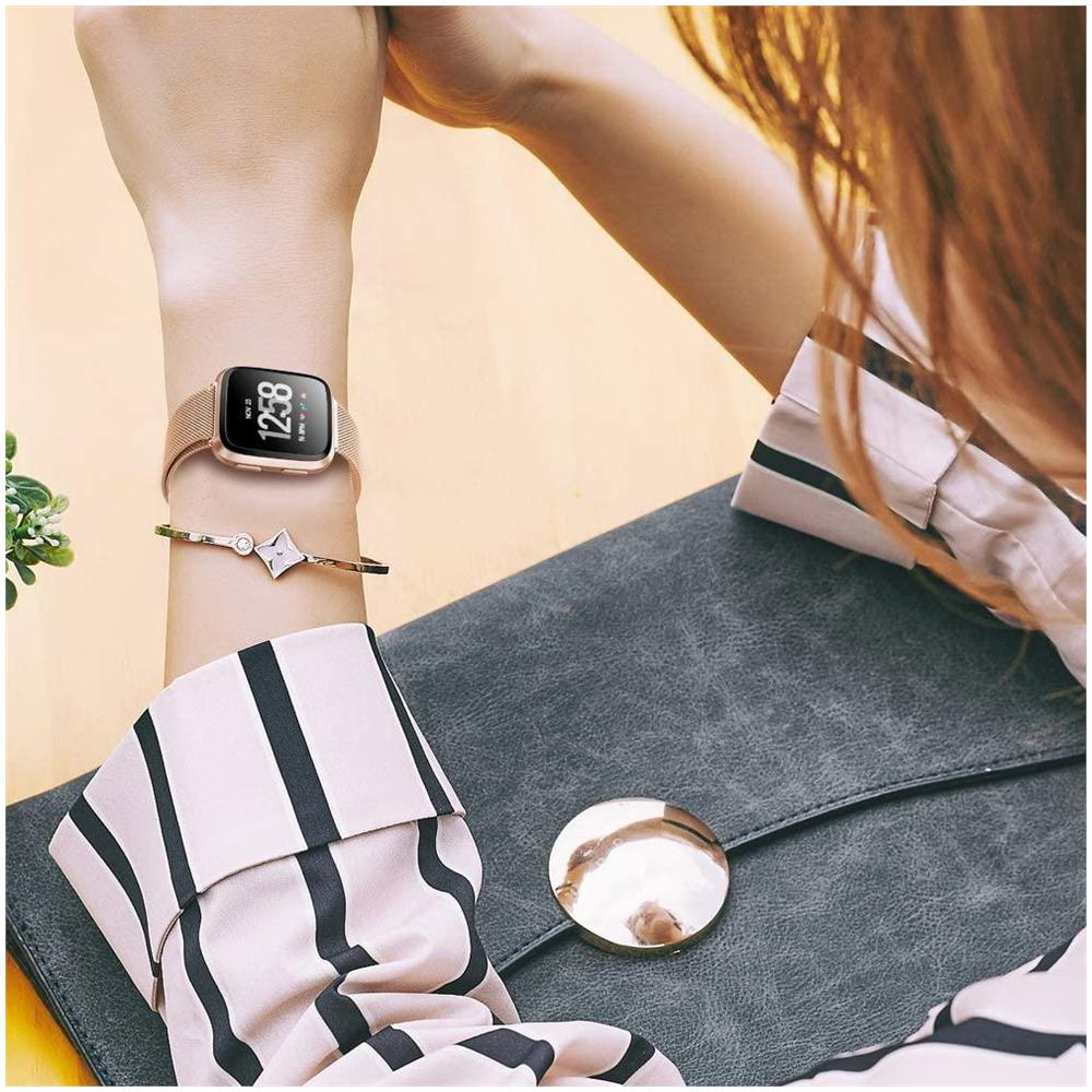Bracciale Fitbit Versa 3 / Sense Acciaio Inossidabile Oro - Foto 2