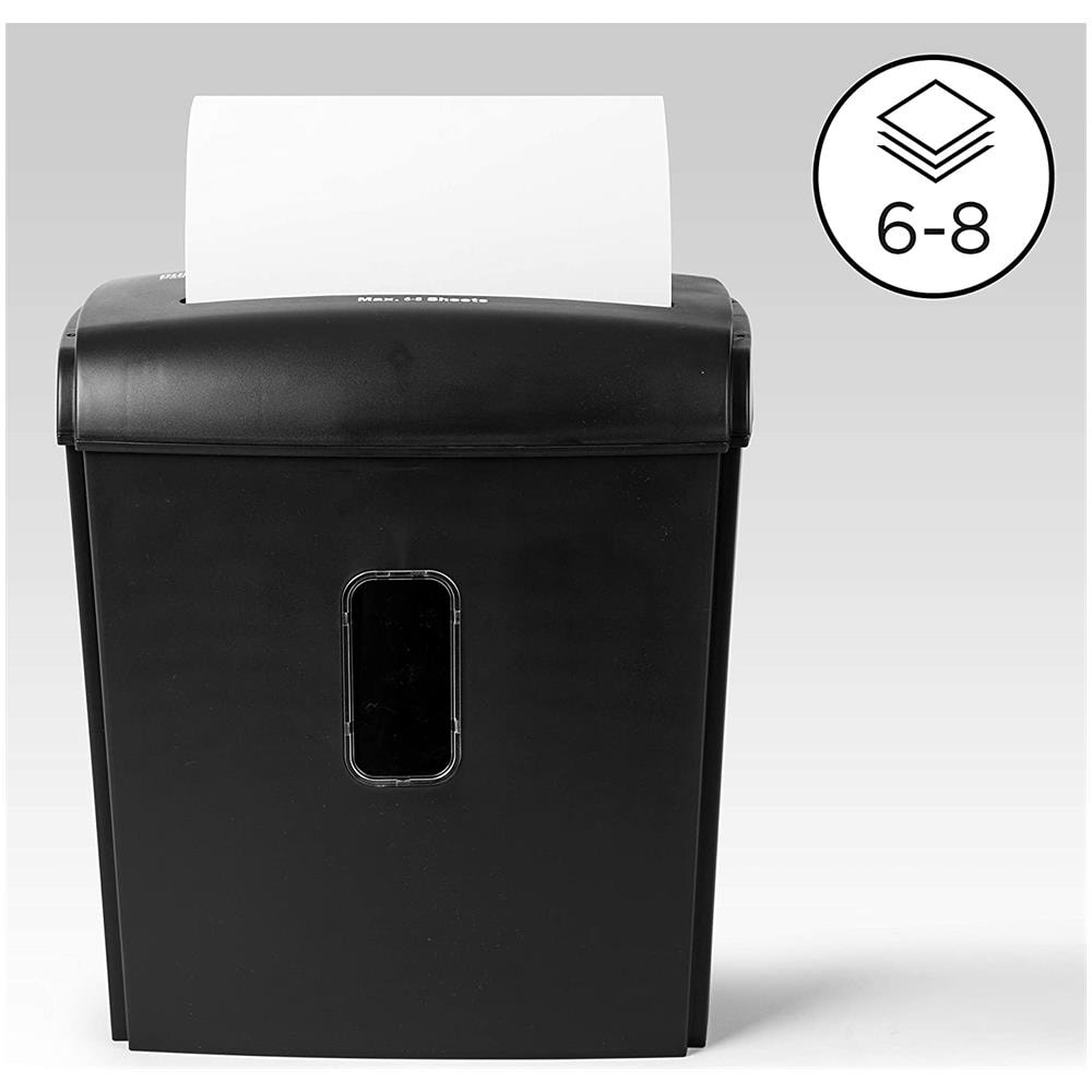 Ps815 Distruggidocumenti | 8 Fogli A4 Taglio Incrociato250 W | Capacità 15 L | Gdpr: Protegge Dal Furto Di Dati | Livello Di Sicurezza P-4 - Foto 2