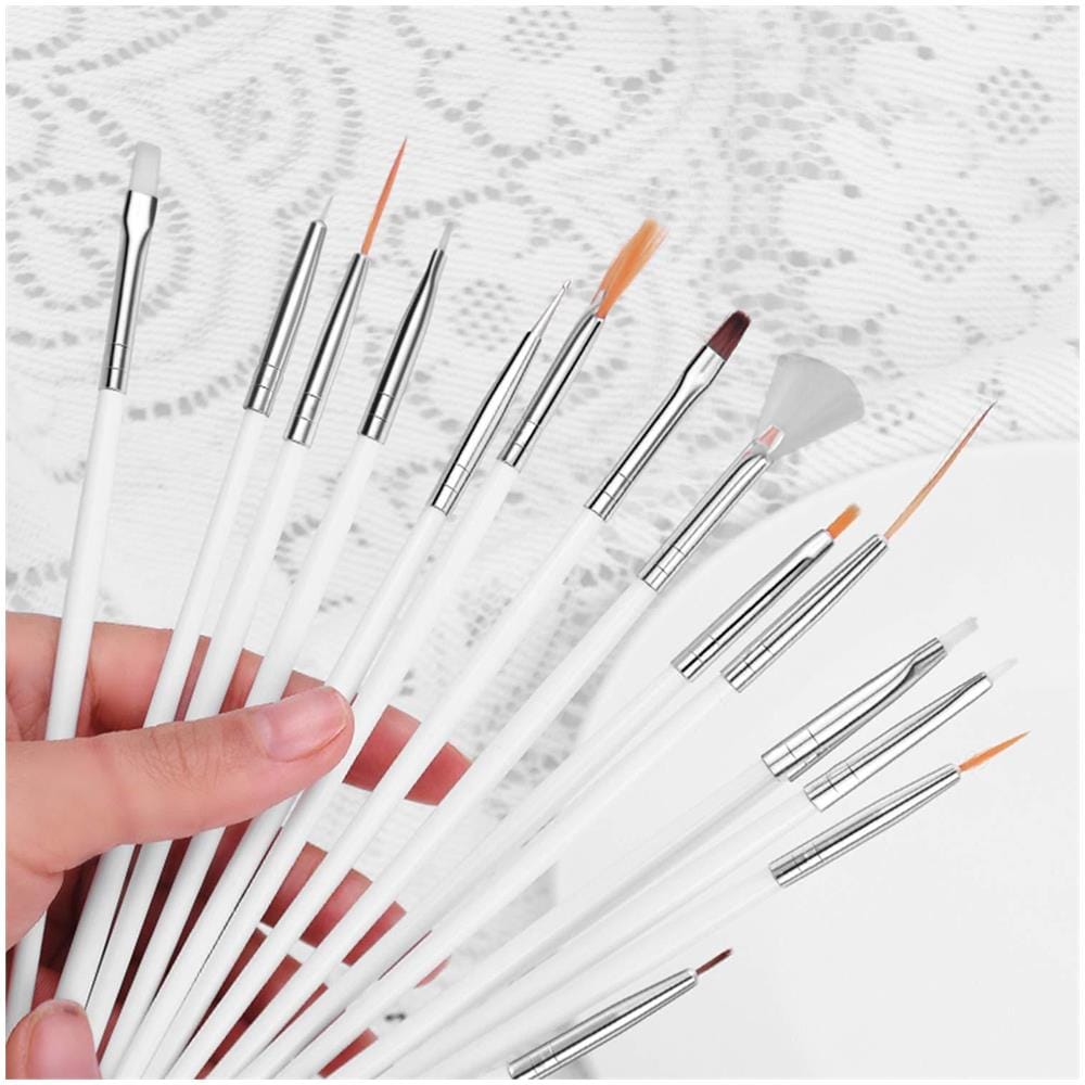 Set Di Pennelli Per Nail Art 15 Pz - Foto 7