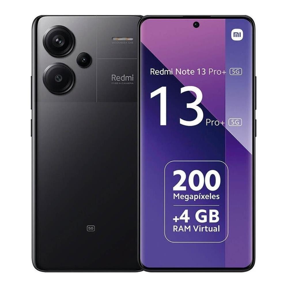 Redmi Note 13 Pro+ 5G 512GB 12GB Ram 6.67" Doppia SIM USB tipo-C 5000 mAh Midnight Black - Foto 1