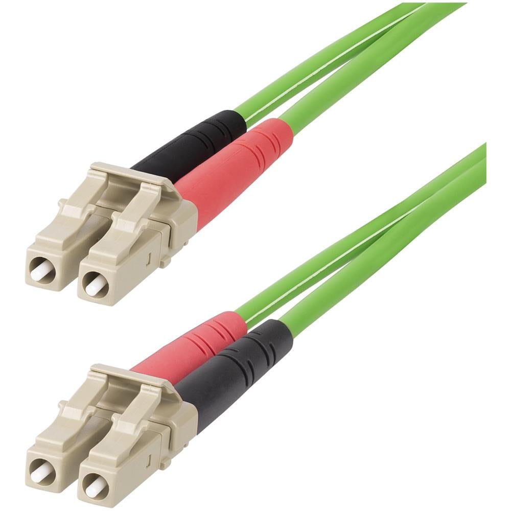 Cavo in Fibra Ottica Multimodale da LC a LC (UPC) OM5 da 20m, Cavo Patch Duplex LOMMF 50/125µm, VCSEL, 40G / 100G, Insensibile alla piegatura, Bassa perdita di inserzione, Bretella ottica in fibra LSZH - Foto 1