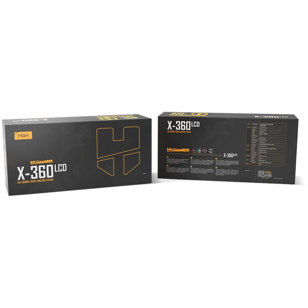 Dissipatore CPU X-360 LCD per Socket Intel LGA 1851/1150/1151/1155/1156 / 1200 / 1366 / 1700 / 775 e Socket AMD AM4/AM5 - Foto 9