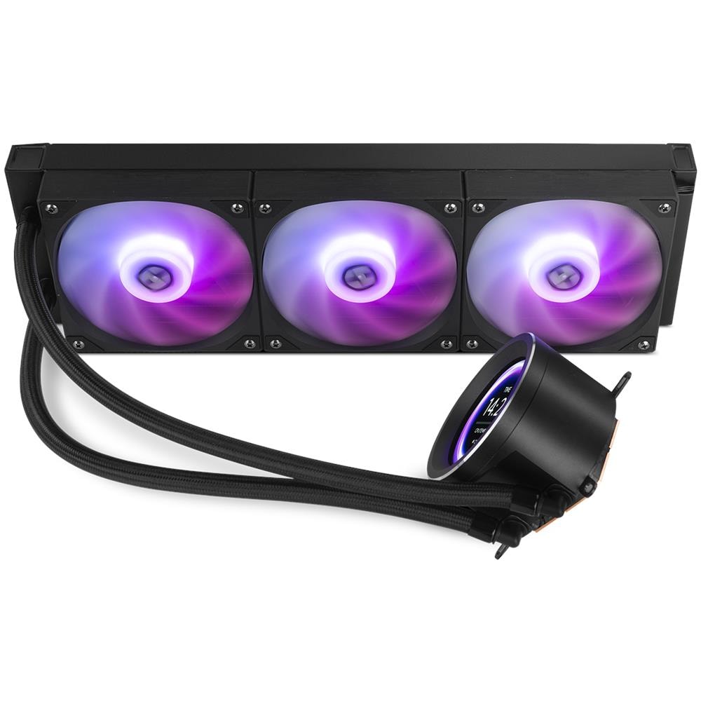 Dissipatore CPU X-360 LCD per Socket Intel LGA 1851/1150/1151/1155/1156 / 1200 / 1366 / 1700 / 775 e Socket AMD AM4/AM5 - Foto 2