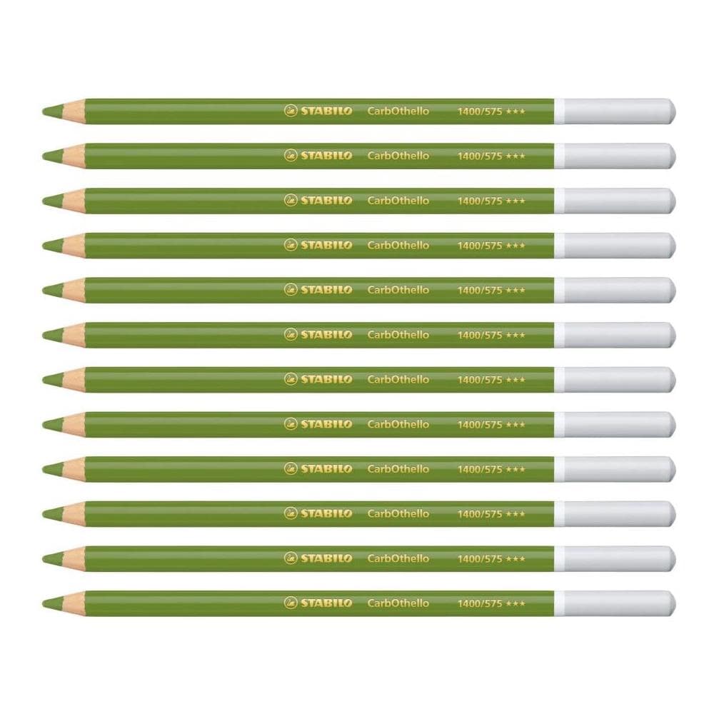 CarbOthello - Matita colorata Premium - Confezione da 12 - Verde Foglia - Foto 1