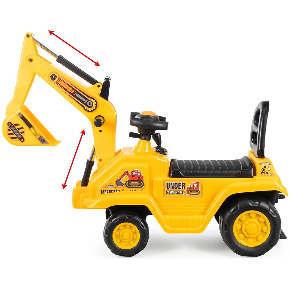 Cavalcabile spingi-camminatore Escavatore Potty 3in1 grande auto per bambini - Foto 2