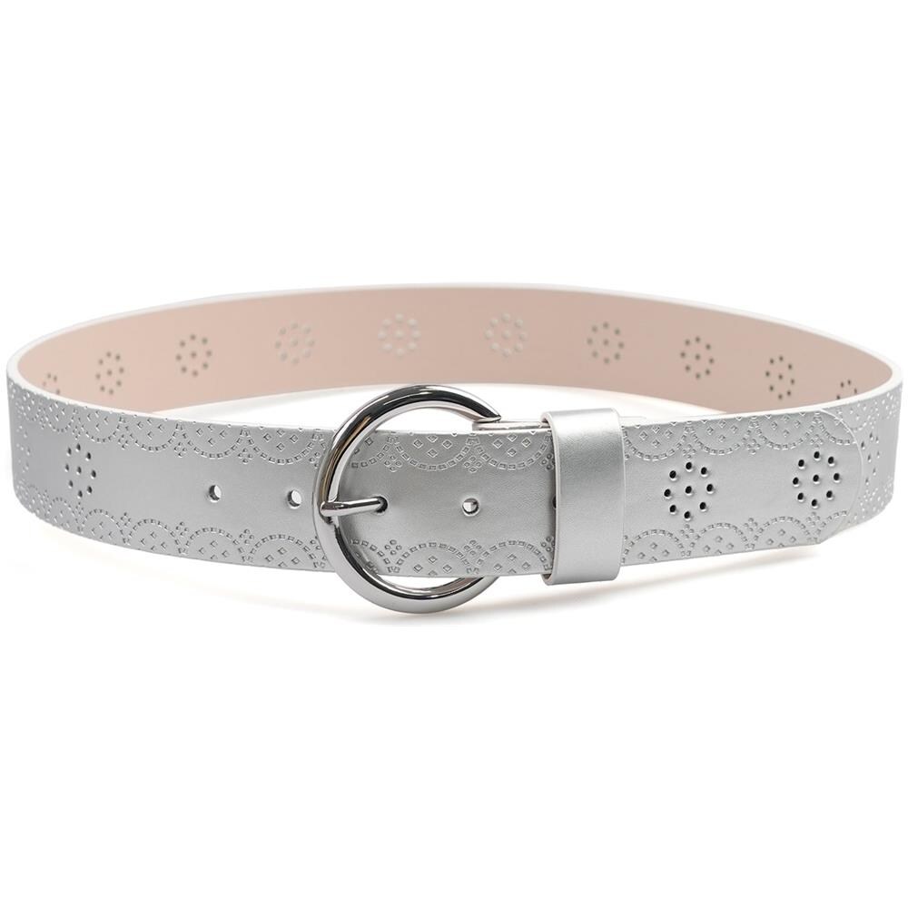 Cintura Designer con Fibbia Rotonda Contemporanea - Foto 1