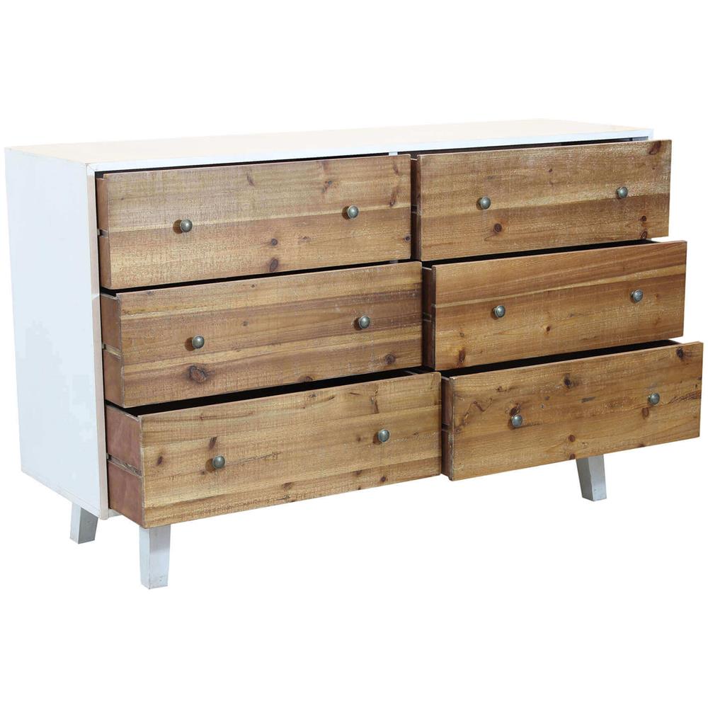 Matrix - Cassettiera In Legno Con Sei Cassetti - Foto 2