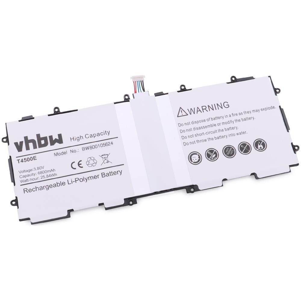 Batteria Ricambio Compatibile Con Samsung T4500e Pertablet (6800mah, 3,8v, Li-poly) - Foto 1