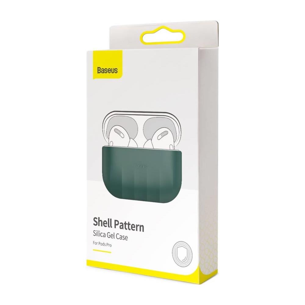 BASEUS - Modello Baseus Airpods Pro Shell Di Custodia Gel Di Silice Verde  (wiappod-bk06) - ePRICE