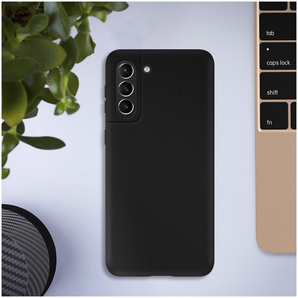 Cover Samsung Galaxy S21 Silicone Antishock Nero - Foto 2