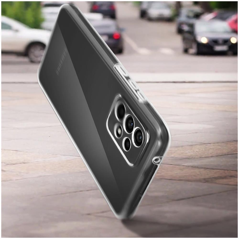 Cover Samsung Galaxy A52 Posteriore Rigido E Anteriore Morbido Trasparente - Foto 2