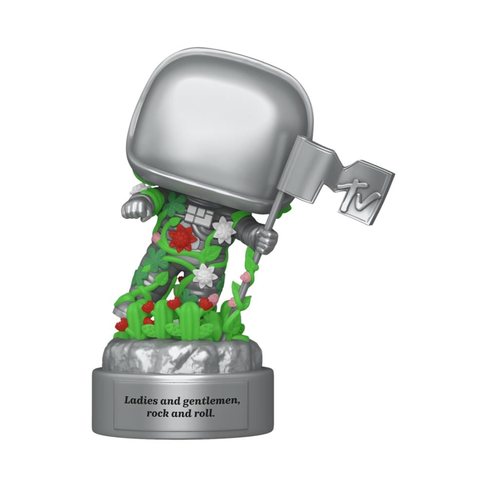 Ad Icons Pop! Mtv Vinyl Figure 40th- Moon Person 9 Cm - Foto 1