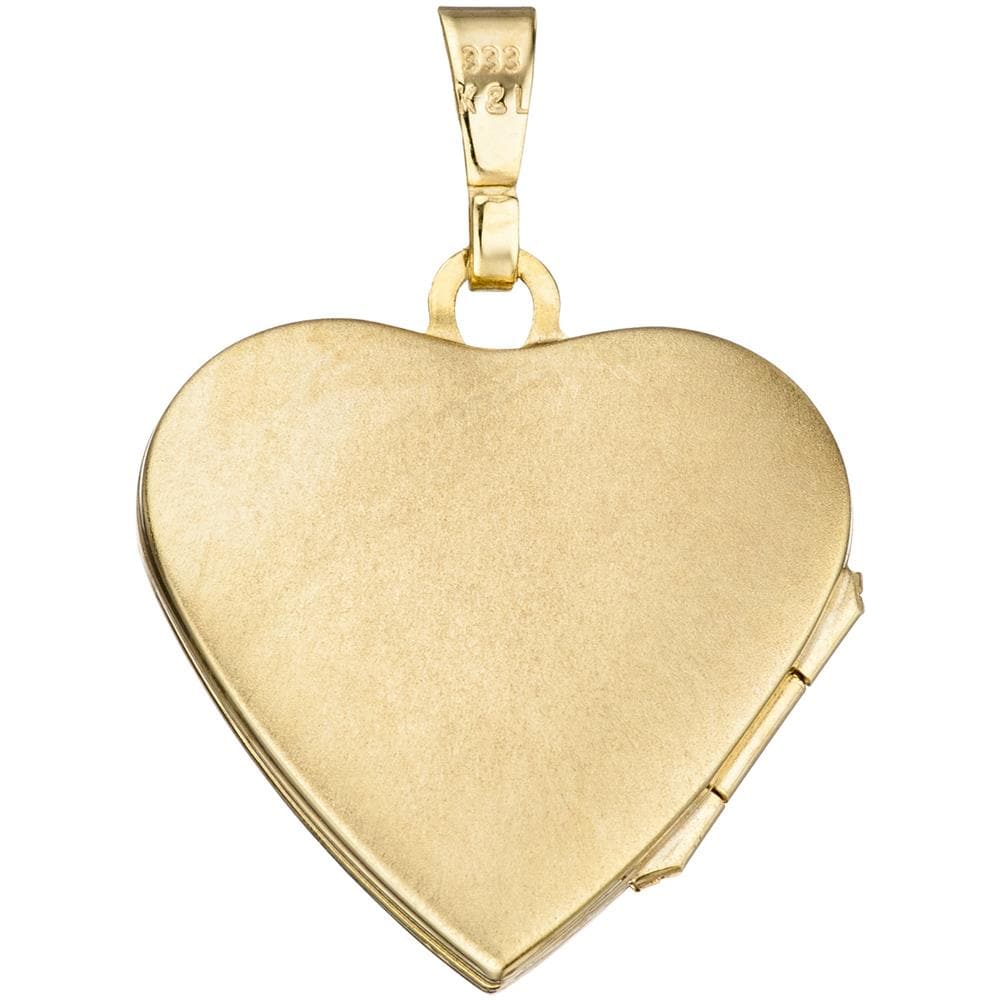 Ciondolo Cuore Da Aprire Per Foto 333 Oro 1 Zircone Con Catena 50 Cm - Foto 4