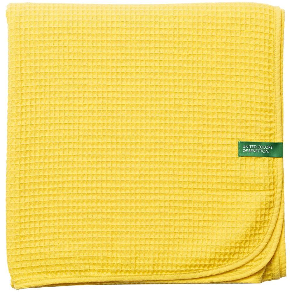 Manta 140x190cm 200gsm 100%cotton Yellow House - Foto 1