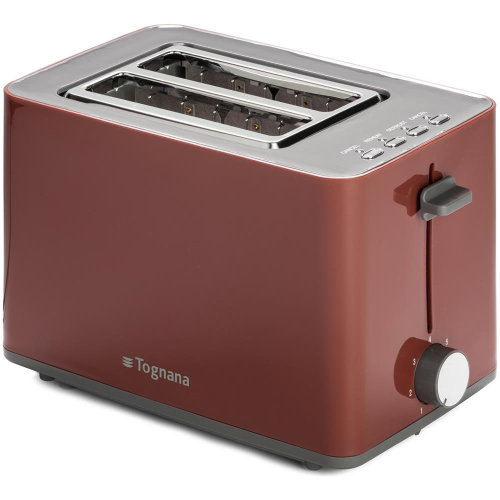 Tostapane Con Pinze Rosso Mela - Foto 1