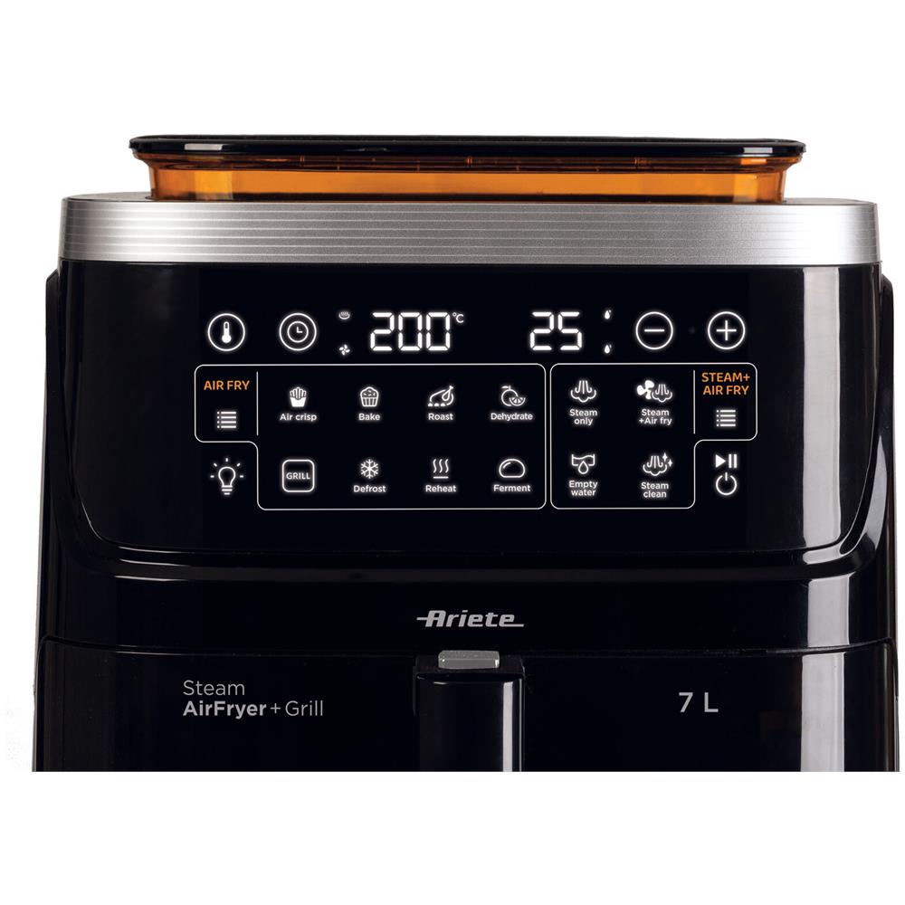 Friggitrice ad Aria 00C463600AR0 Capacità 7 Litri 1700 Watt Colore Nero - Foto 2