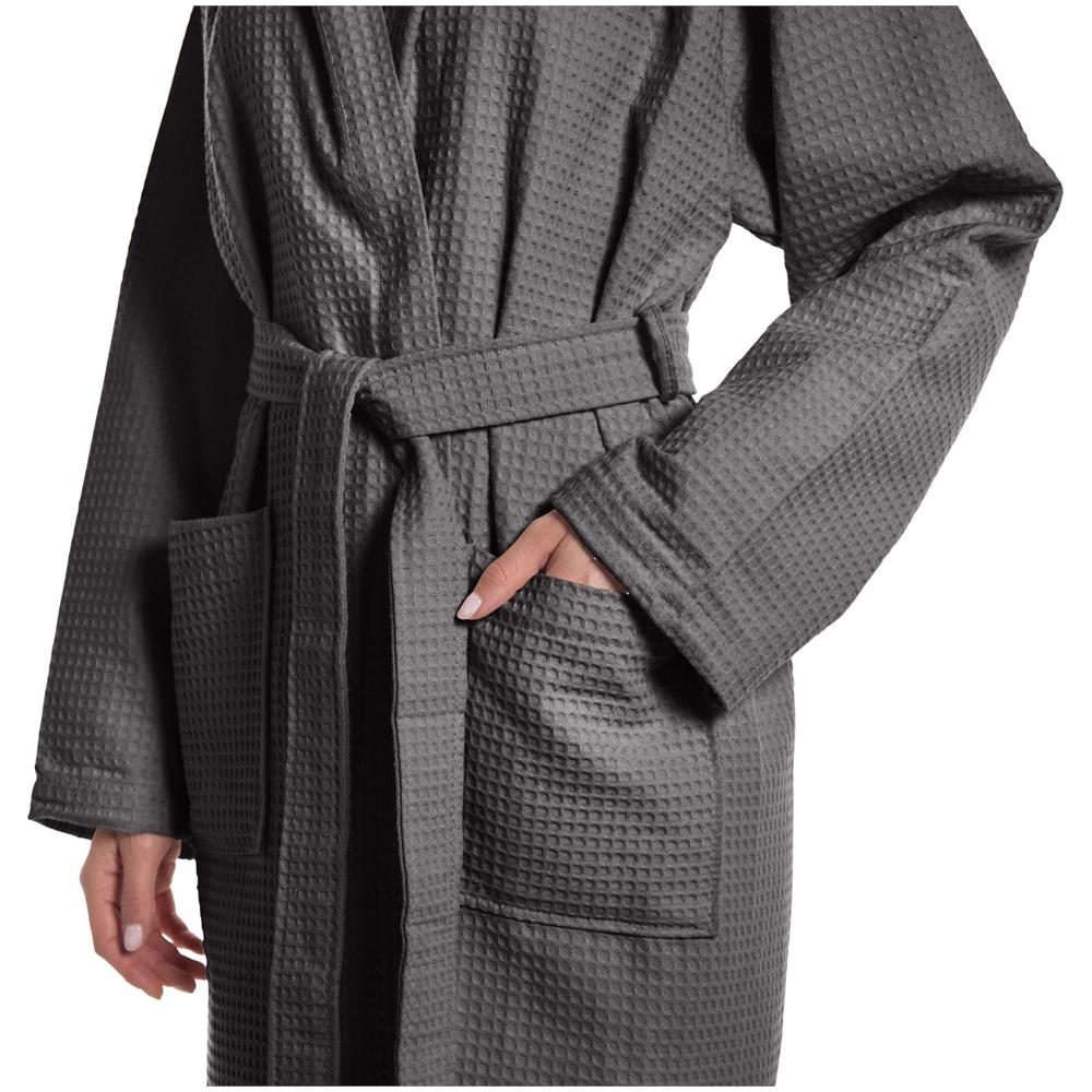 Accappatoio Con Cappuccio Spugnissima Polo In Cotone Colore Grigio Misura L - Foto 1