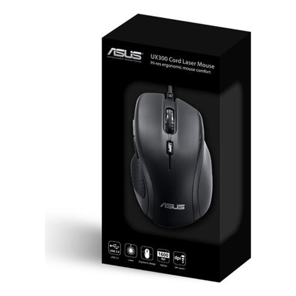 UX300 Mouse Ottico Interfaccia USB - Nero - Foto 6