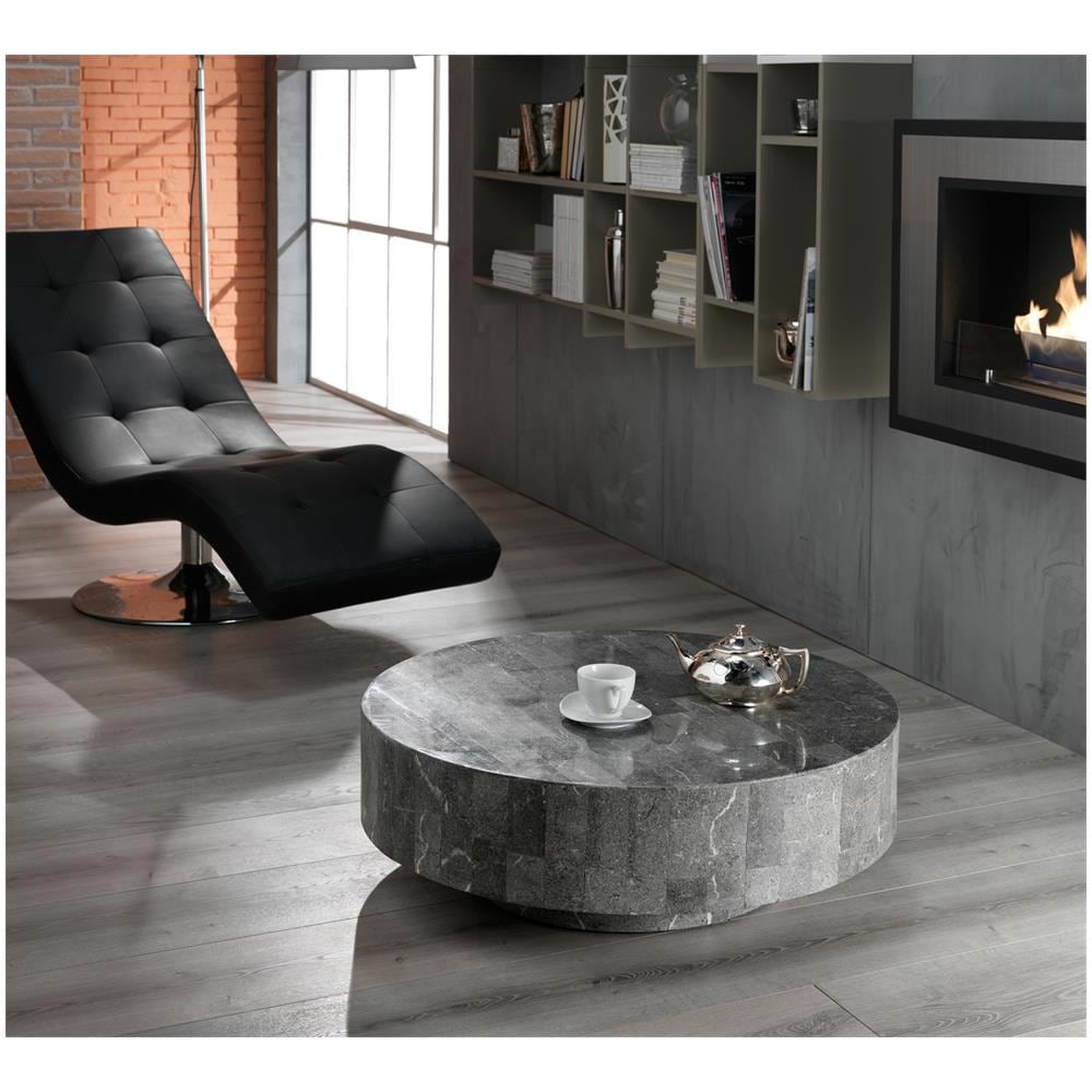 Tavolino Da Salotto Rotondo Roun1 - Foto 2