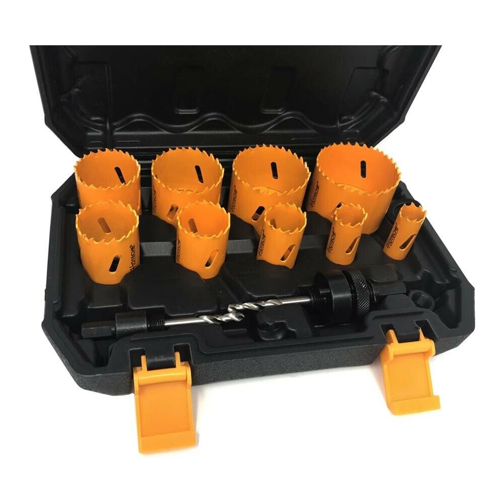 Kit 12 Frese Seghe Bi Metal Fresa A Tazza Sega Per Forare Acciaio Legno Plastica - Foto 2