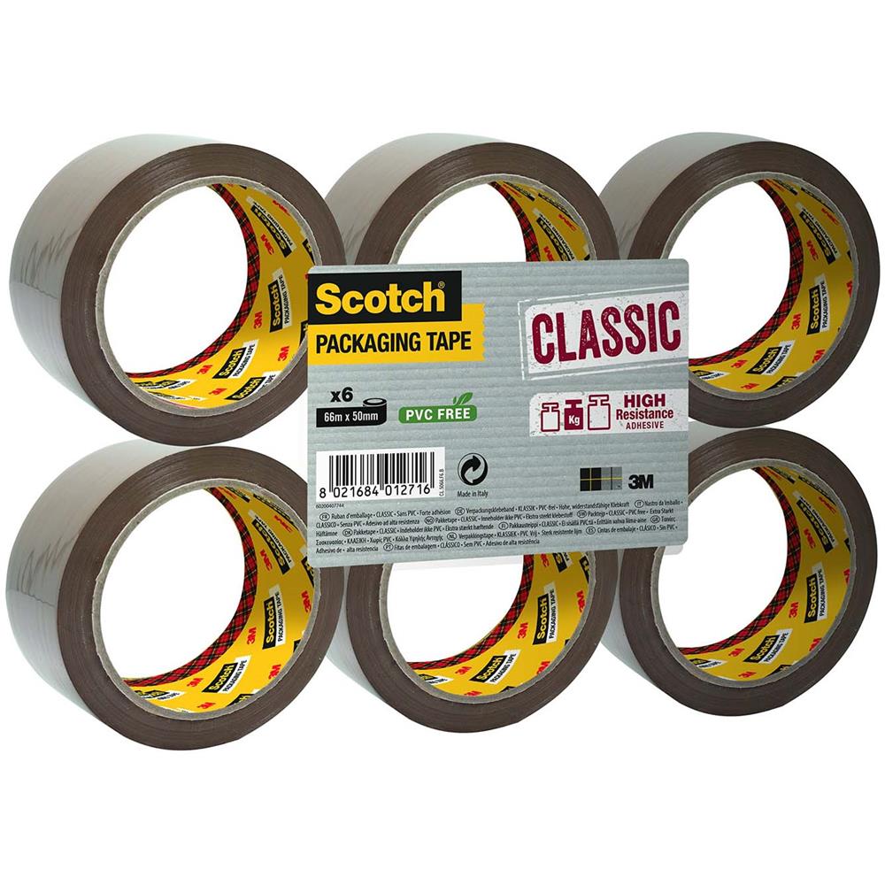 Scotch Nastro Da Imballo Classic In Fardo (6pz)  - Foto 1