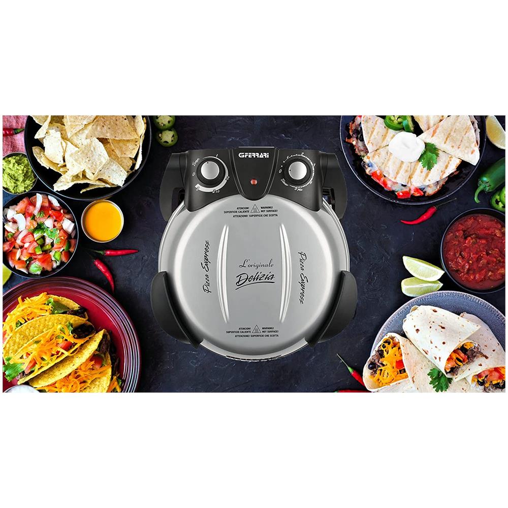 Delizia Fornetto Pizza Elettrico EVO Potenza 1200W Colore Silver - Foto 6