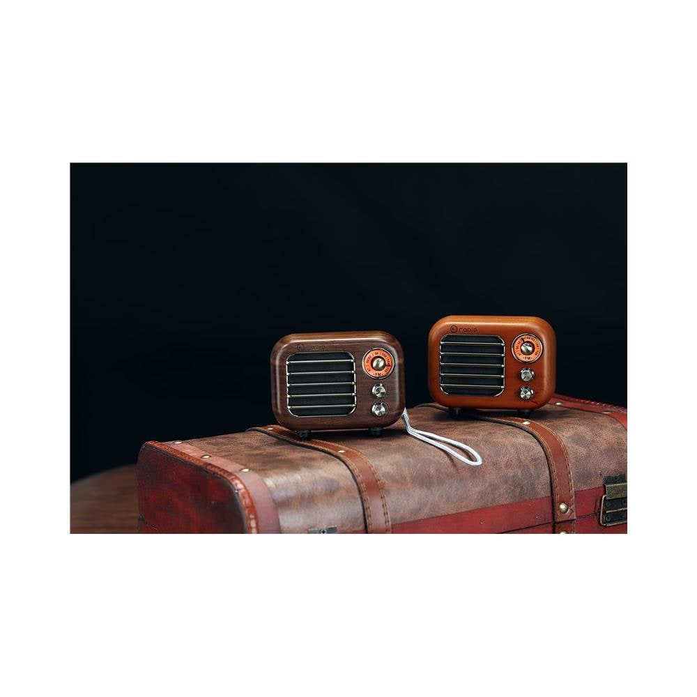 Altoparlante Bluetooth Mini Design Retrò E Radio Fm R918-a / c - Foto 2